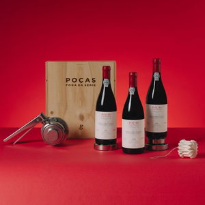 Poças Fora da Série Vinho da Roga 2021 x3 Wooden Box