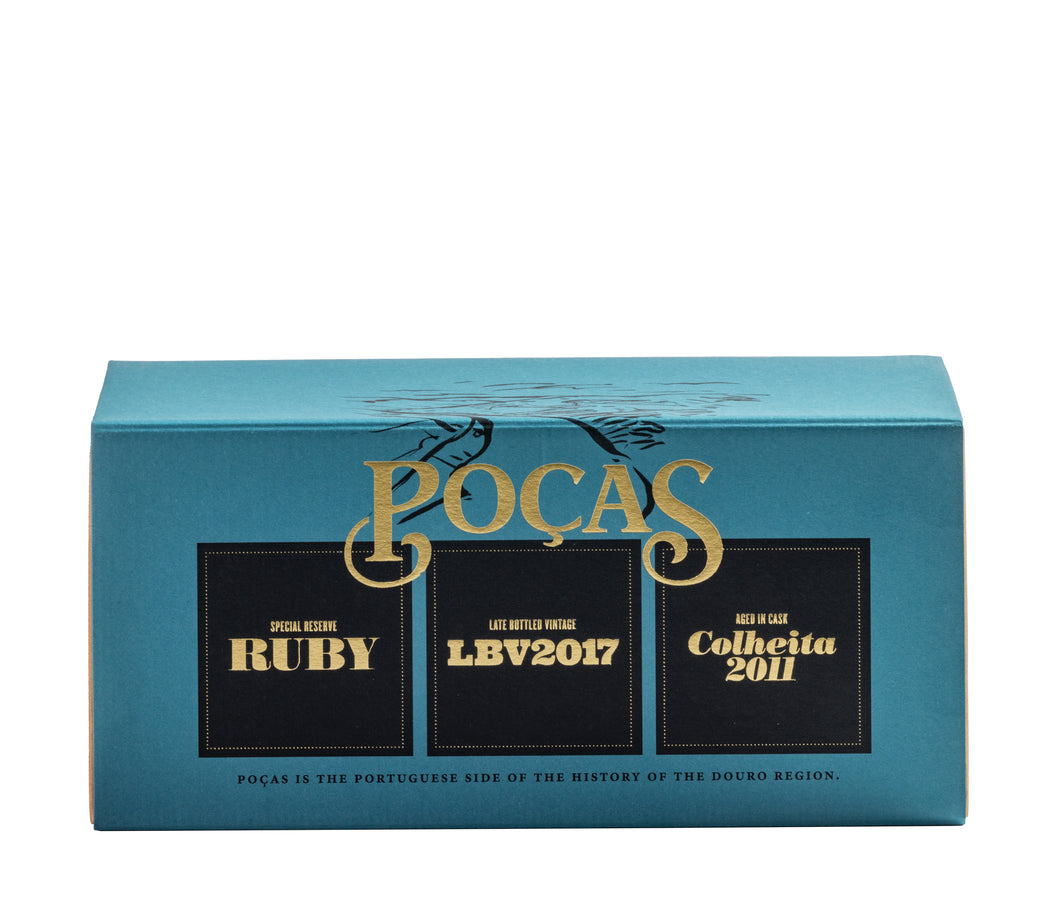 Pack Premium Poças Special Reserve Ruby, LBV 2017 & Colheita 2011